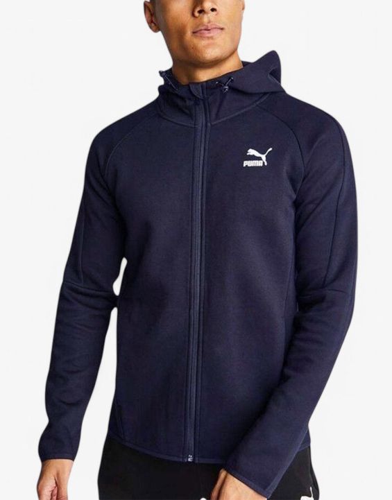 'PUMA Evotec Full Zip Hoodie Navy