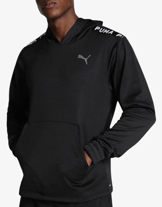 'PUMA Fit Lightweight Pwrfleece Hoodie Black
