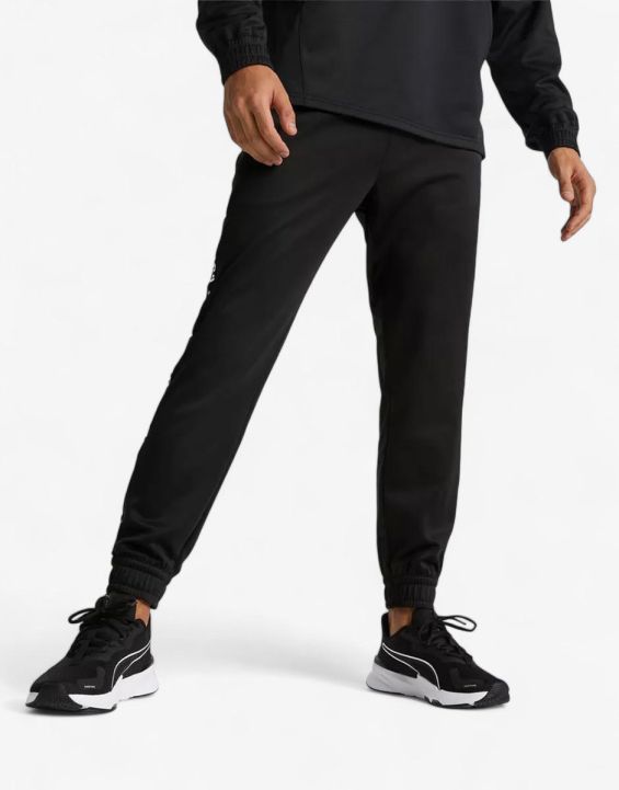 'PUMA Fit Power Fleece Training Pants Black 'PUMA Fit Power Fleece Training Pants Black