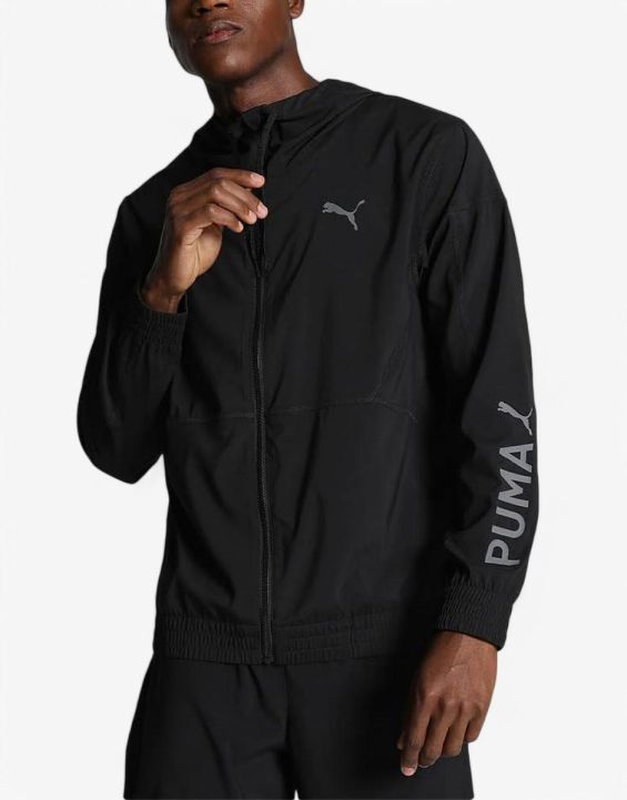 'PUMA Fit Woven Training Jacket Black