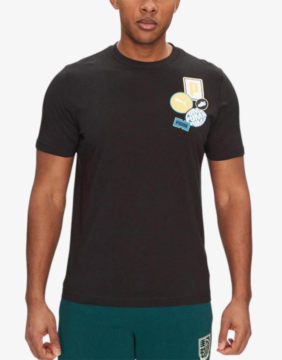 'PUMA Graphics Icon Tee Black