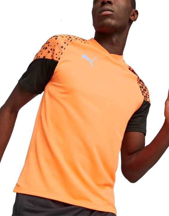 'PUMA IndividualCUP Football Tee Orange/Black