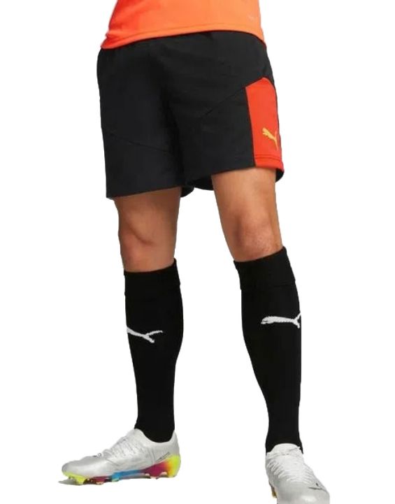 'PUMA IndividualFINAL Football Training Shorts Black/Orange