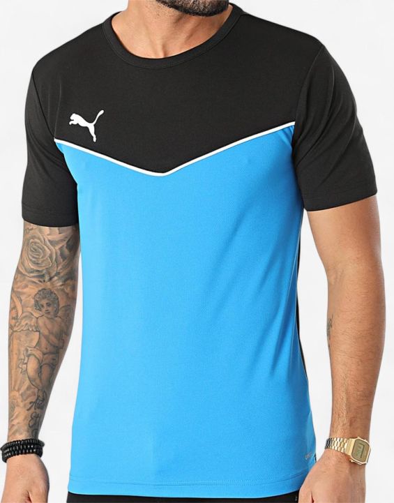'PUMA IndividualRISE Jerse Tee Blue M