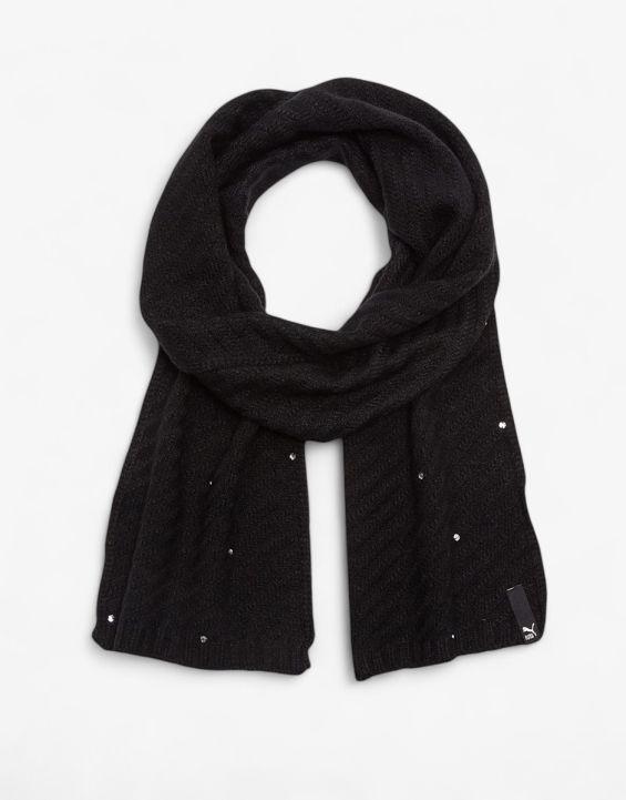 'PUMA Jewel Knit Scarf Black 'PUMA Jewel Knit Scarf Black