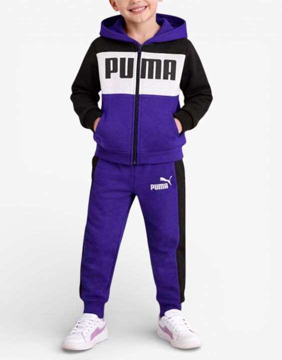 'PUMA Minicats Colorblock Suit Blue