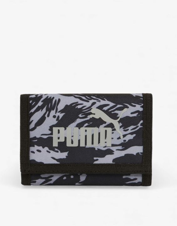 'PUMA Phase All-Over Print Wallet Black/Grey