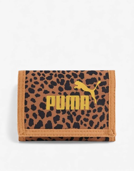 'PUMA Phase All-Over Print Wallet Brown