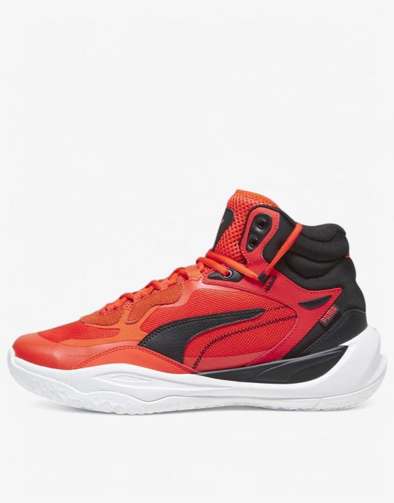 'PUMA Playmaker Pro Mid Basketball Shoes Red