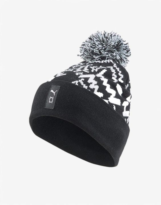 'PUMA Pom-Pom Basketball Beanie Black/White 'PUMA Pom-Pom Basketball Beanie Black/White