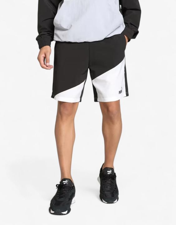'PUMA Power Colorblock Shorts Black/White