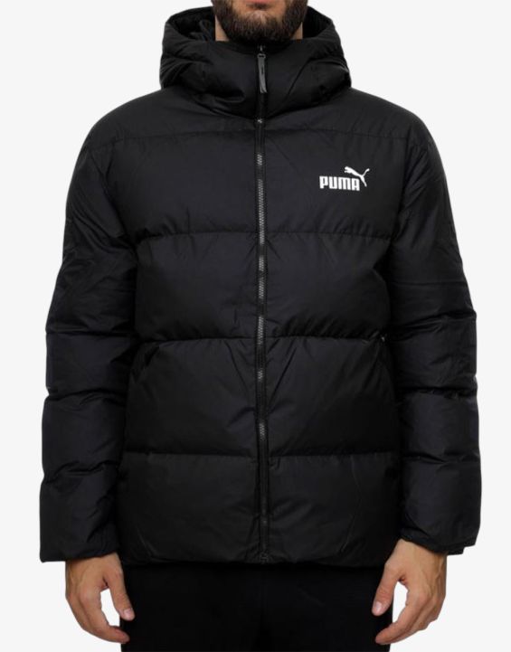 'PUMA Power Hooded Jacket Coat Black