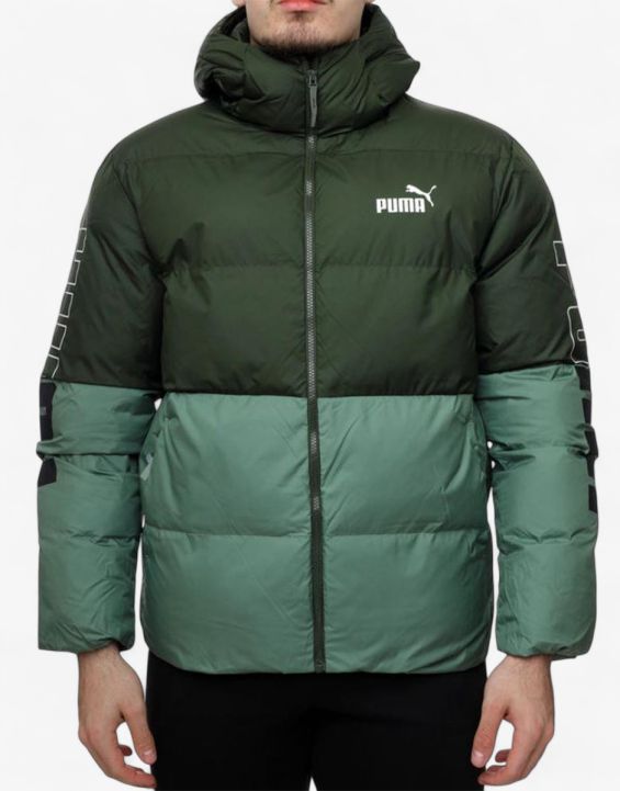 'PUMA Power Hooded Jacket Green