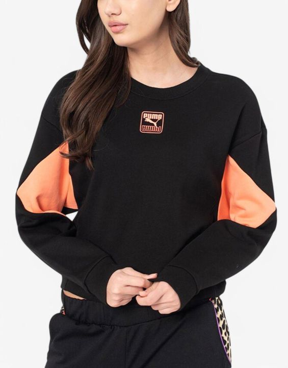 'PUMA Rebel Crew Tr Blouse Black