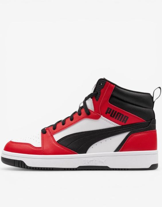 'PUMA Rebound V6 Shoes White/Red
