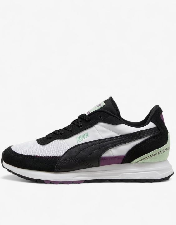 'PUMA Road Rider Suede Shoes White/Black 'PUMA Road Rider Suede Shoes White/Black