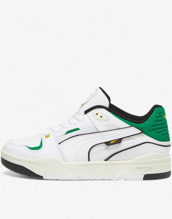 'PUMA Slipstream Basketball Shoes White/Green