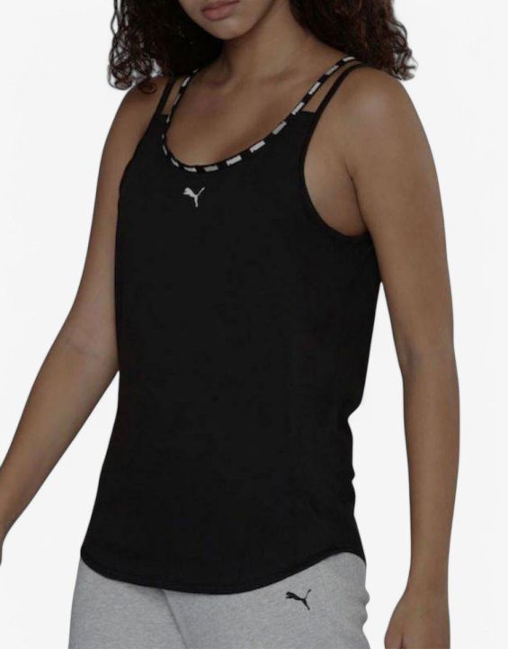 'PUMA Strong Tri-Blend Training Tank Black