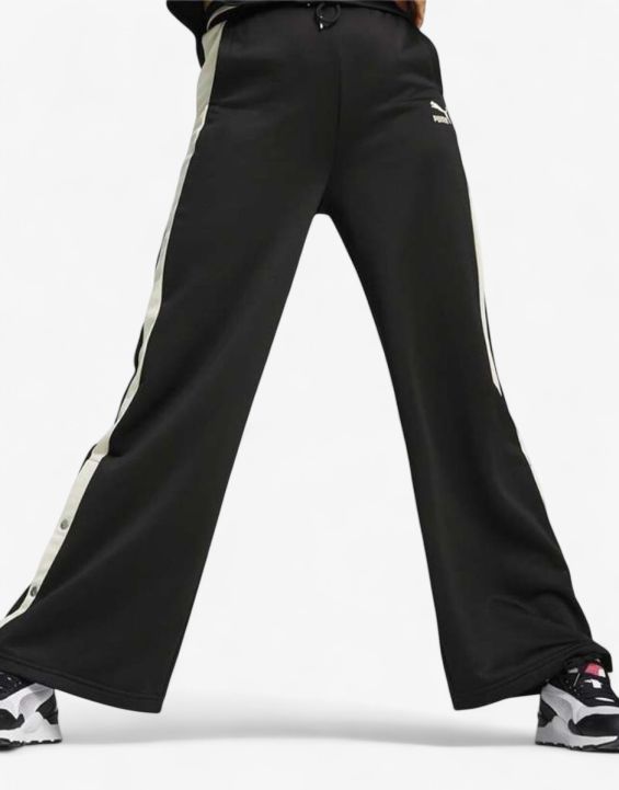 'PUMA T7 For The Fanbase Relaxed Track Pants Black 'PUMA T7 For The Fanbase Relaxed Track Pants Black