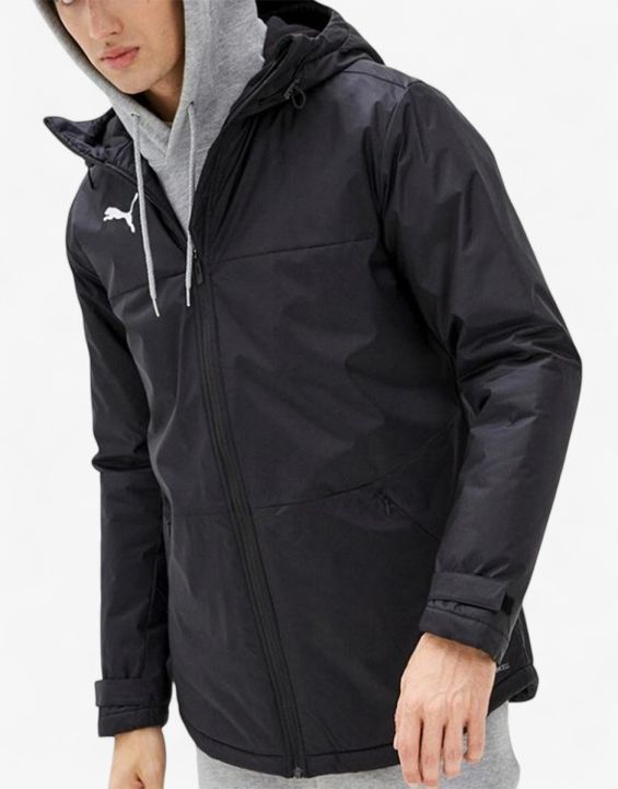 'PUMA TeamFinal Parka Jacket Black