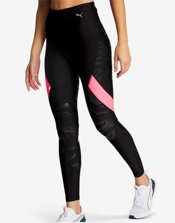 'PUMA Ultraform High Waist Full Length Printed Running Leggings Black