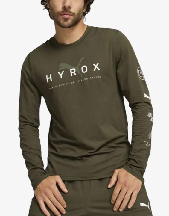 'PUMA x Hyrox Run Langarmshirt Top Green