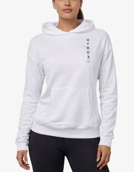 'PUMA x Hyrox Tech Knit Hoodie White