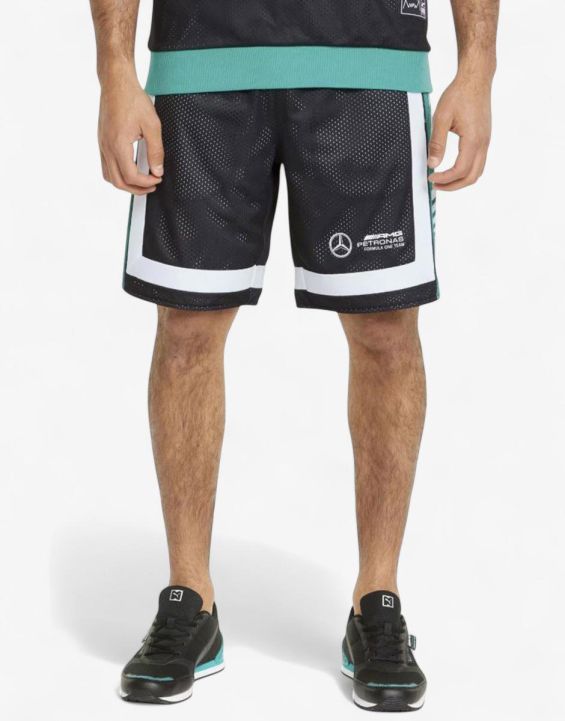 'PUMA x Mercedes AMG-Petronas Motorsport Formula 1 Shorts Black 'PUMA x Mercedes AMG-Petronas Motorsport Formula 1 Shorts Black
