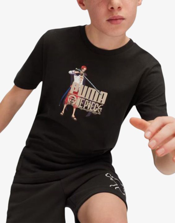 'PUMA x One Piece Youth Graphic Tee Black