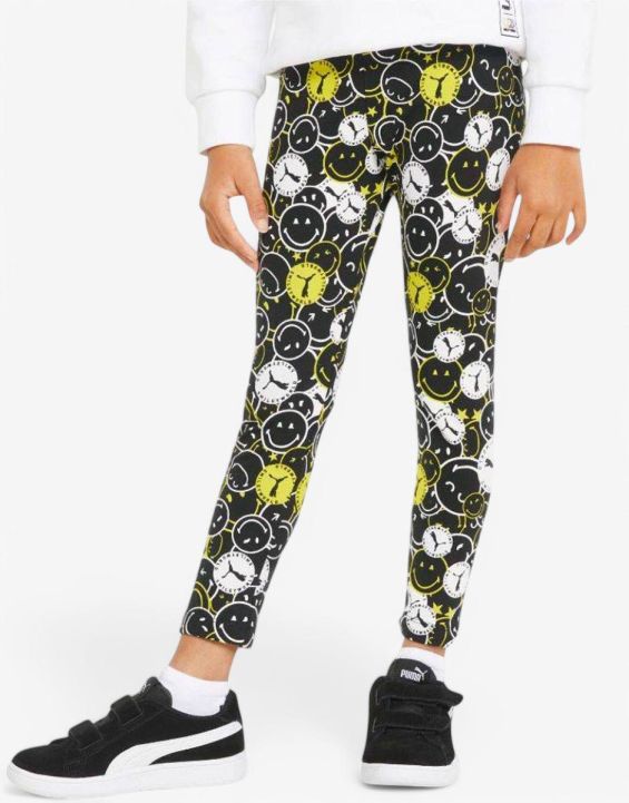 'PUMA x Smiley World Printed Leggings Black/Multi