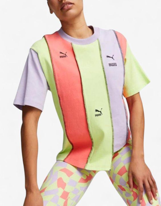 'PUMA x The Ragged Priest Tee Multicolor 'PUMA x The Ragged Priest Tee Multicolor