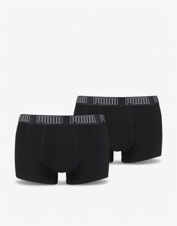 'PUMA 2-Packs Basic Logo Boxers Black