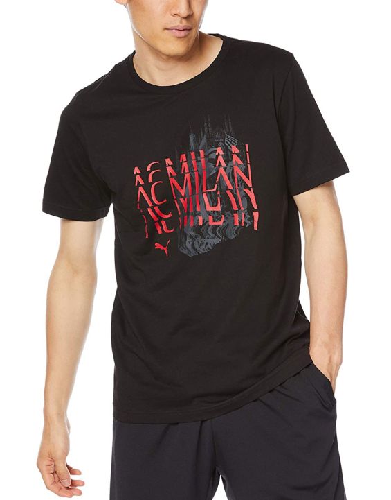 'PUMA AC Milan Graphic Tee Black