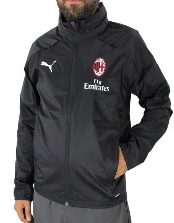 'PUMA Ac Milan Rain Jacket Black
