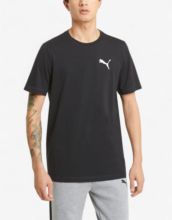 'PUMA Active Soft Tee Black 'PUMA Active Soft Tee Black