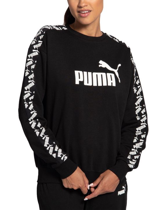 'PUMA Amplified Crew Black