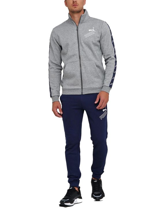 'PUMA Amplified Sweat Suit Grey/Navy
