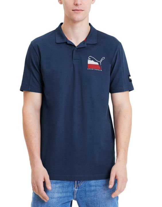'PUMA Athletics Polo Navy