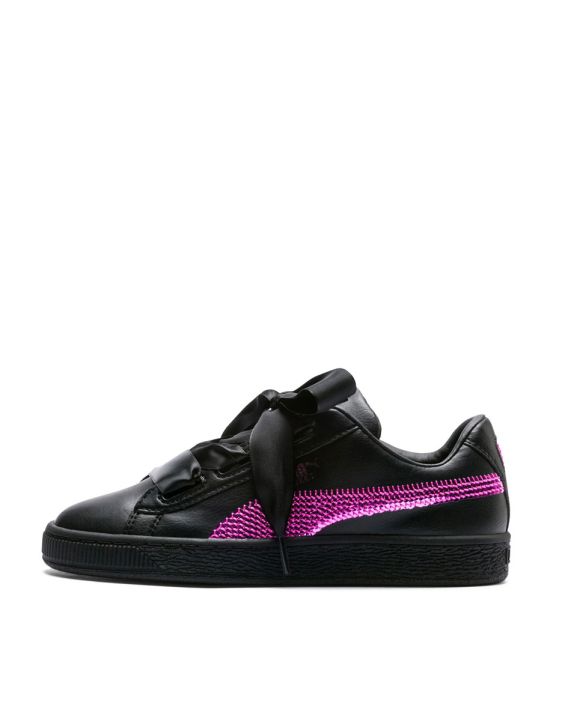 'PUMA Basket Heart Bling Black