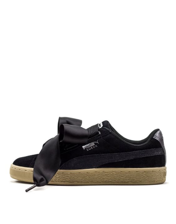 'PUMA Basket Heart Metallic Safari Black