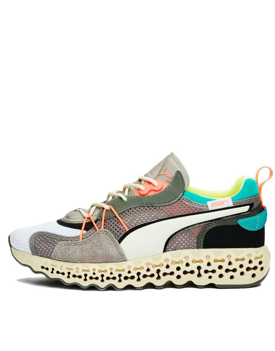 'PUMA Calibrate Restored White Viridian Green