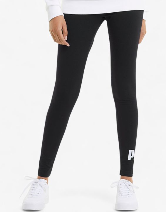 PUMA Essentials Logo Leggings Black