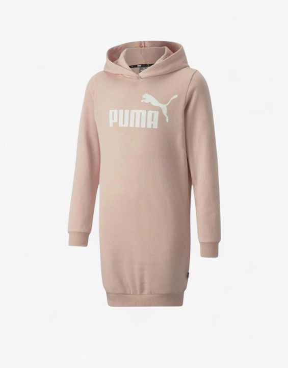 'PUMA Essentials Logo Hooded Dress Pink