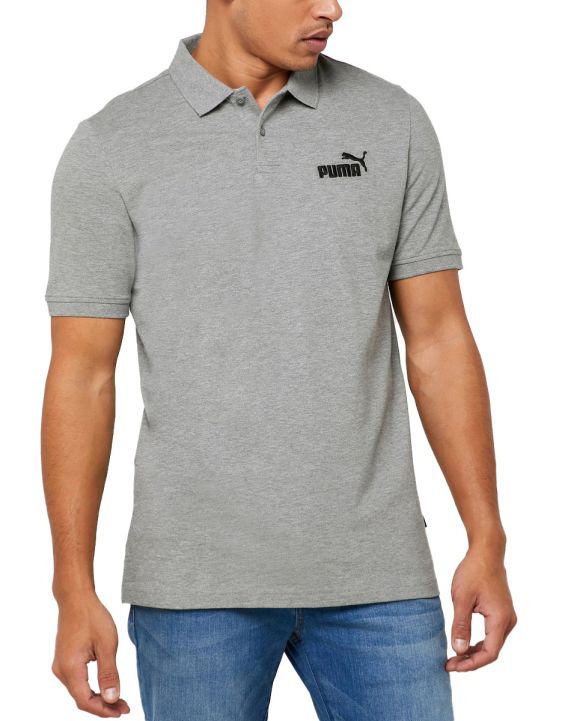 'PUMA Essentials Pique Polo Grey
