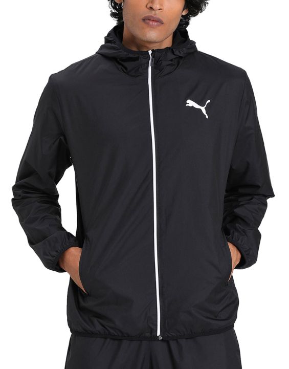 'PUMA Essentials Solid Windbreaker Black