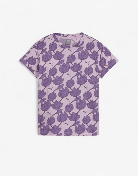 'PUMA Essentials+ Blossom Tee Purple
