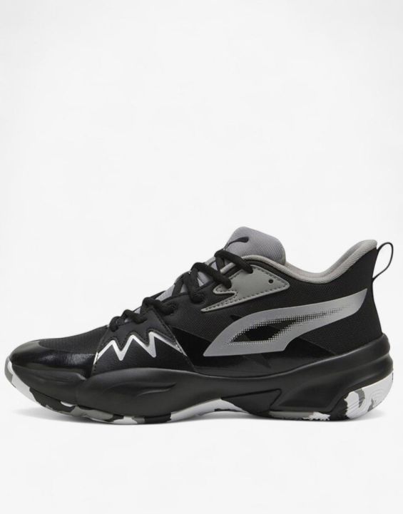 'PUMA Genetics Basketball Shoes Black/Grey