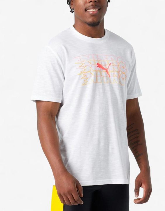 'PUMA Graphic Nitro Tee White