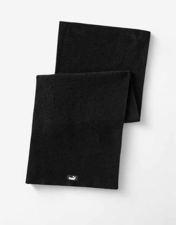 'PUMA Long Knit Scarf Black