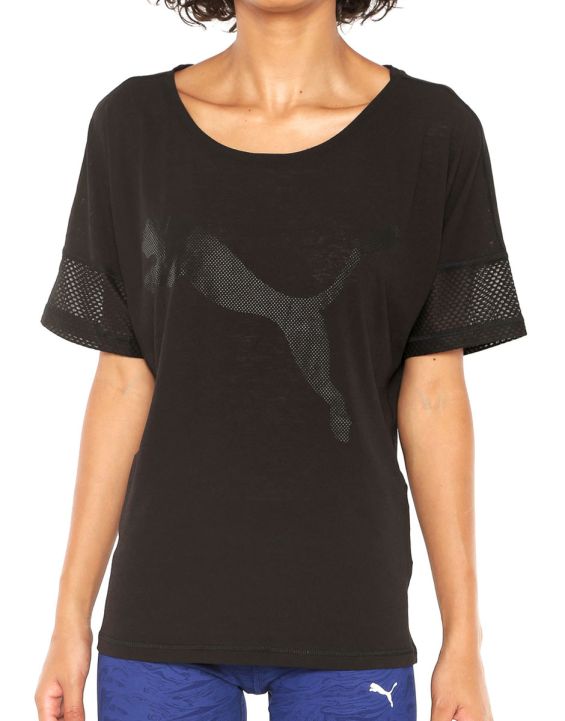 'PUMA Loose Logo Tee Black